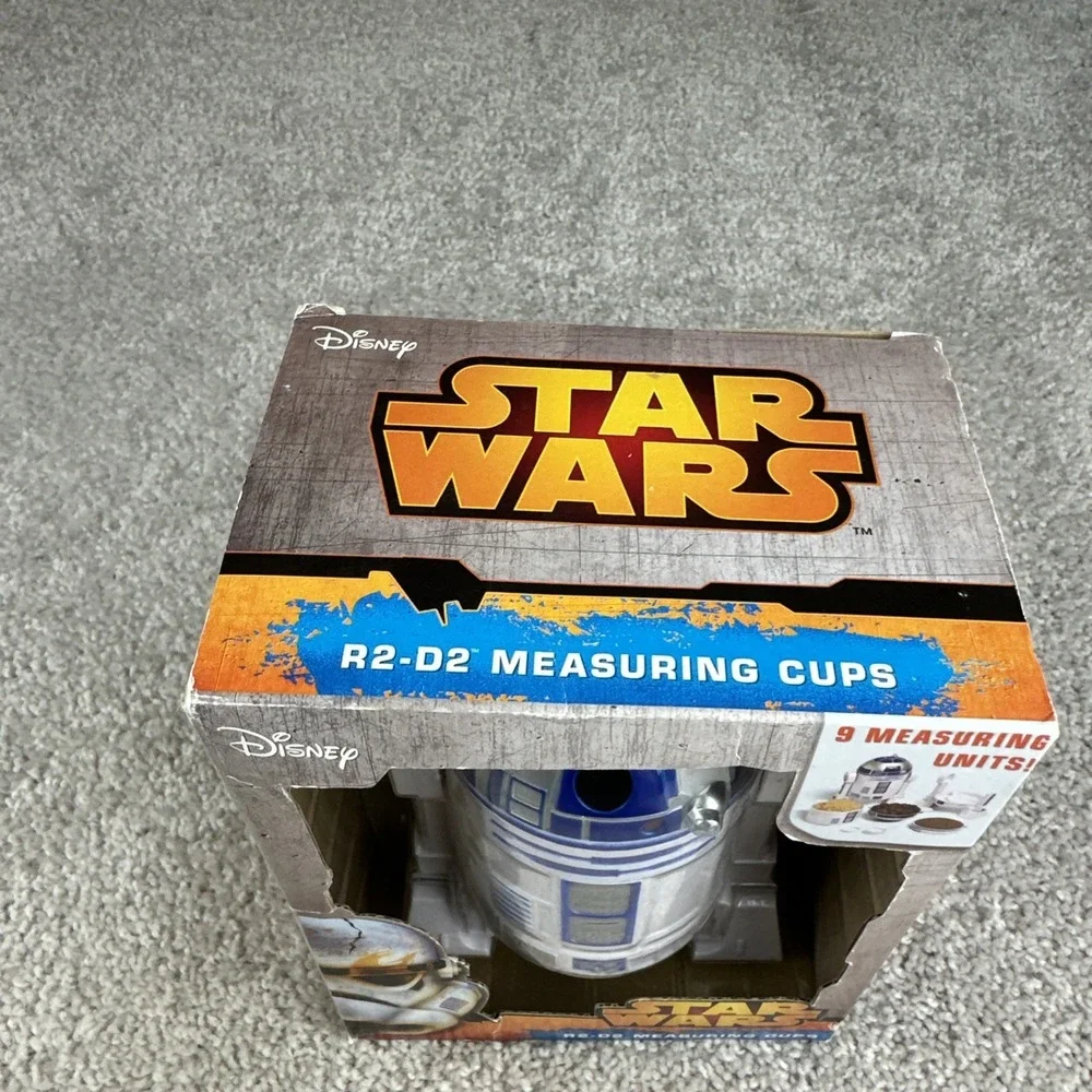 Disney Star Wars R2-D2 Measuring Cup Set 9pcs Nesting‎ Reusable Plastic
